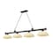 Z-Lite Cordon 4 Light Billiard, Bronze & Golden Mottle 2306-4BRZ-DGM14 - alternate 1